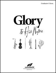 Glory to His Name Score band method book cover Thumbnail